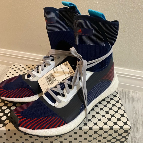 NWT: ADIDAS BY STELLA MCCARTNEY PULSEBOOST MID SOCK SNEAKER- Size. 7 1/2 - Picture 6 of 7